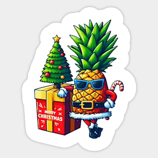 Pineapple Christmas Tree Sticker